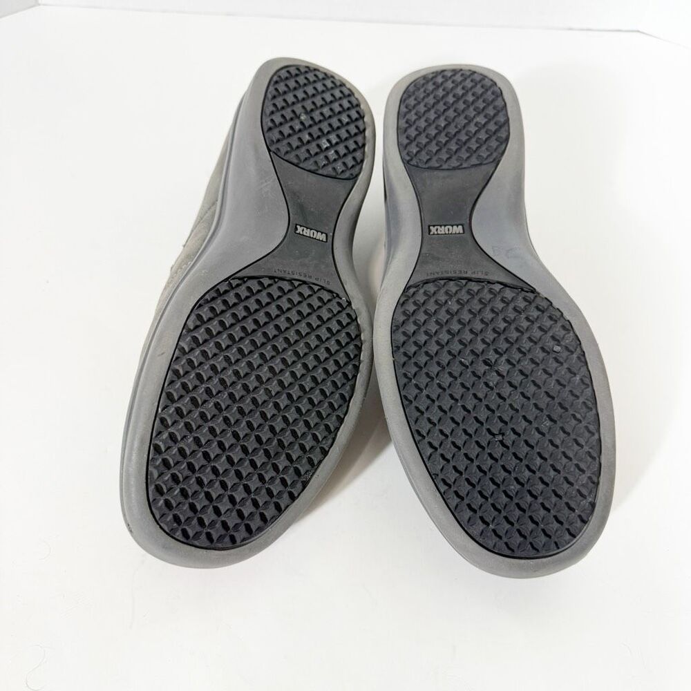 Worx by Red Wing Women 5112 Steel Toe Gray Slip On Work Safety Shoes Size 9 Wide - Picture 7 of 7